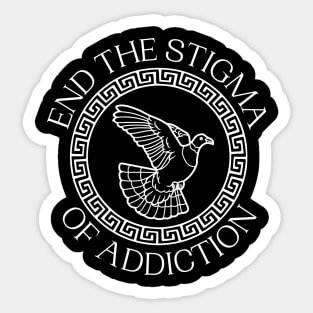 Purple Ribbon Week - End The Stigma Of Addiction Sticker